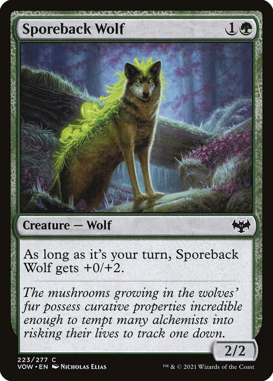 MTG Card Title: Sporeback Wolf VOW/223