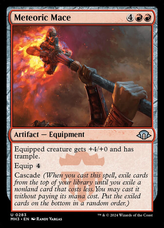 MTG Card Title: Meteoric Mace MH3/283