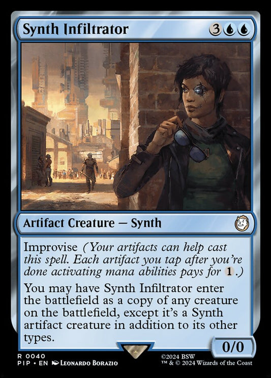 MTG Card Title: Synth Infiltrator PIP/40
