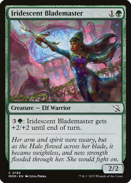 MTG Card Title: Iridescent Blademaster MOM/195