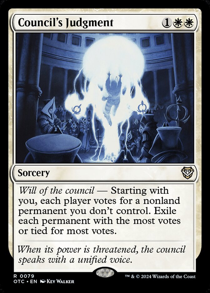 MTG Card Title: Council's Judgment OTC/79