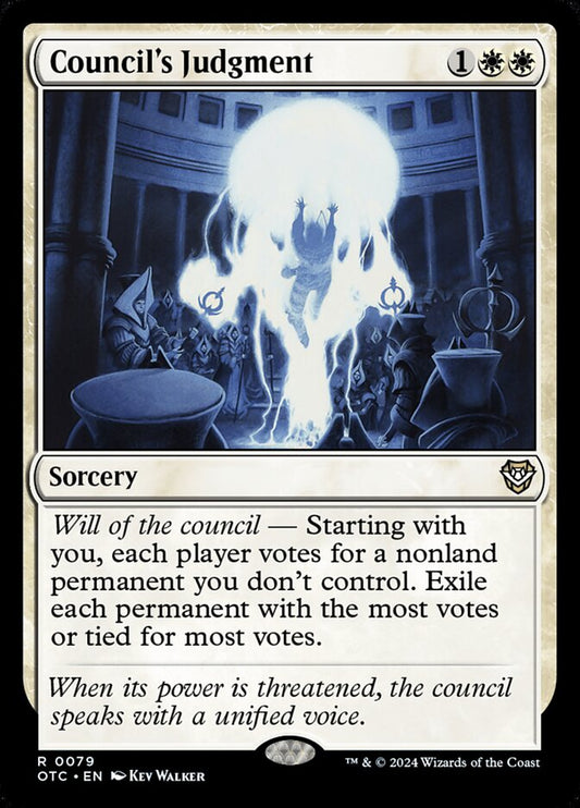 MTG Card Title: Council's Judgment OTC/79