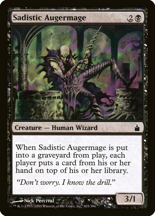 MTG Card Title: Sadistic Augermage RAV/103
