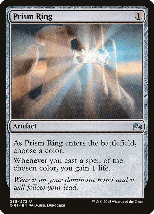 MTG Card Title: Prism Ring ORI/235