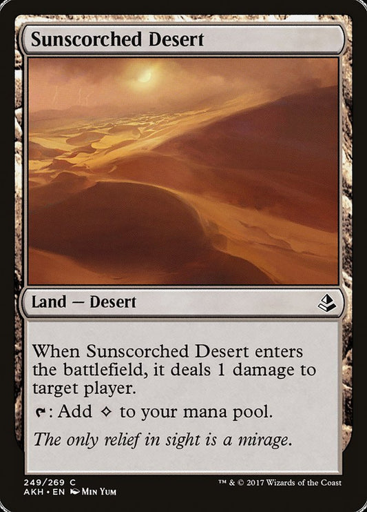 MTG Card Title: Sunscorched Desert AKH/249