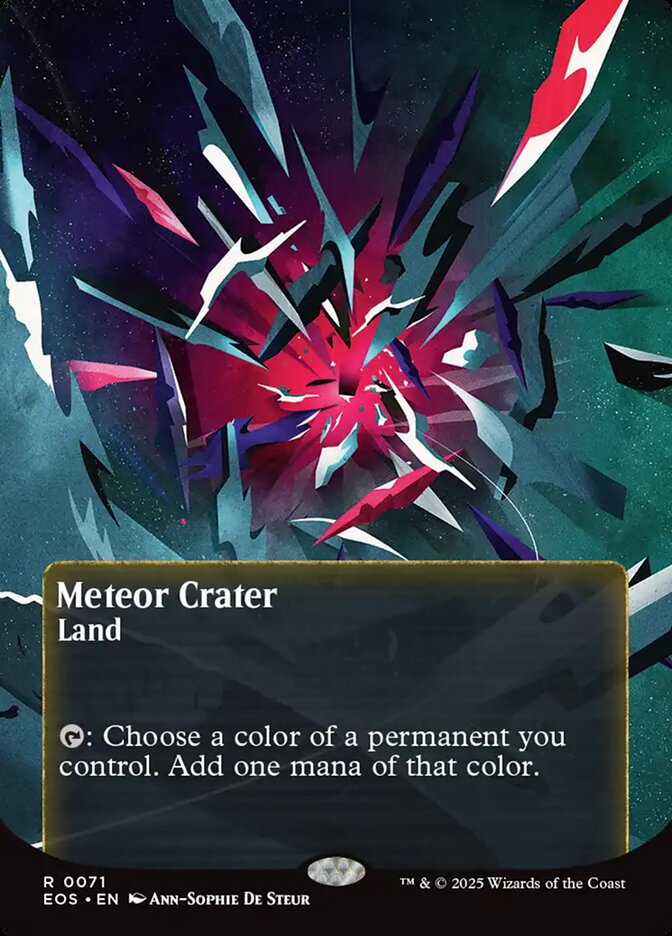 MTG Card Title: Meteor Crater EOS/71