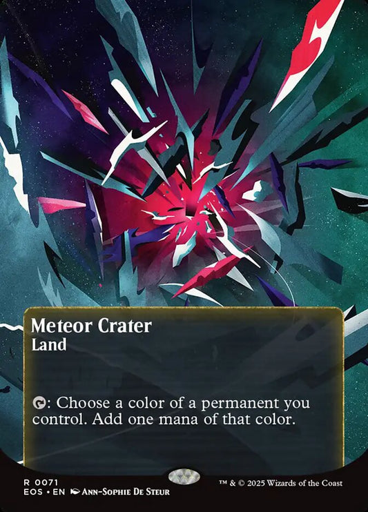 MTG Card Title: Meteor Crater EOS/71