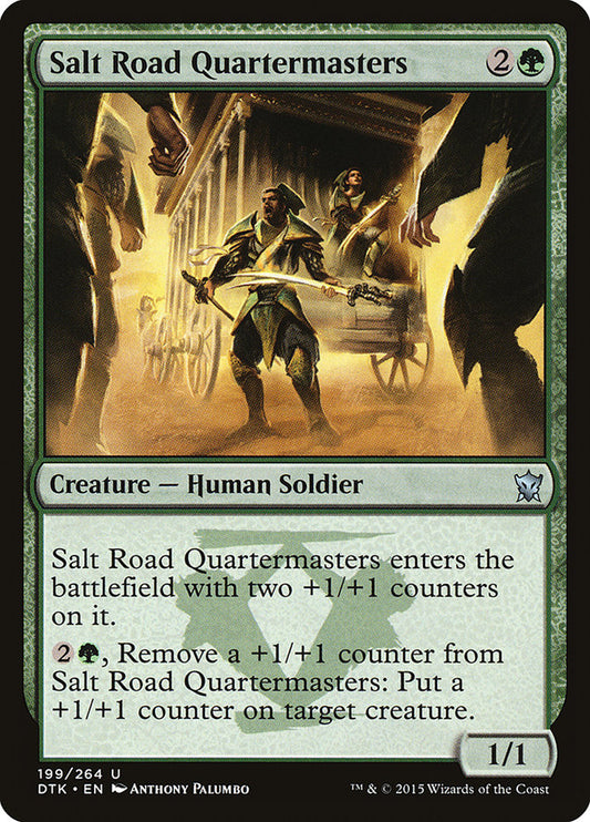 MTG Card Title: Salt Road Quartermasters DTK/199