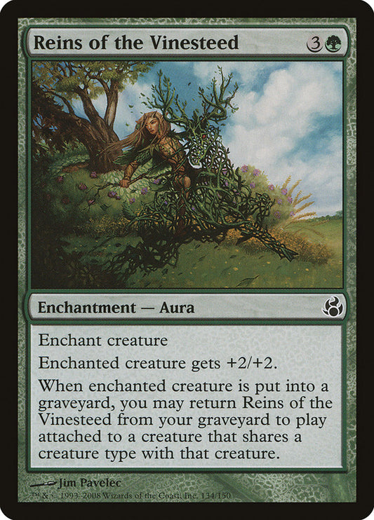 MTG Card Title: Reins of the Vinesteed MOR/134