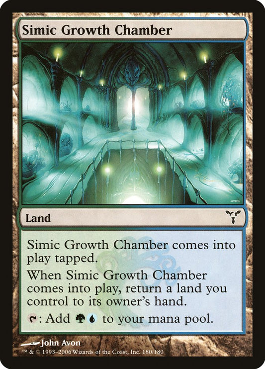 MTG Card Title: Simic Growth Chamber DIS/180