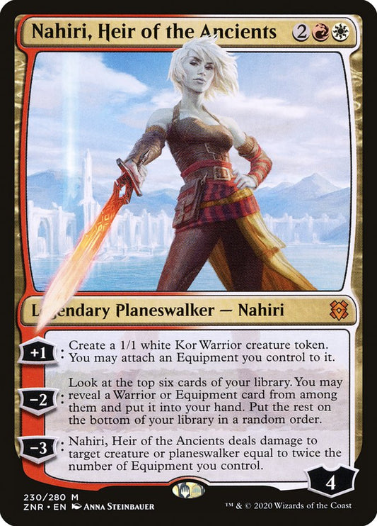 MTG Card Title: Nahiri, Heir of the Ancients ZNR/230