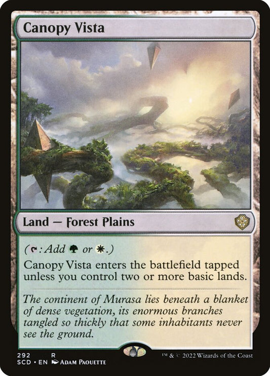 MTG Card Title: Canopy Vista SCD/292