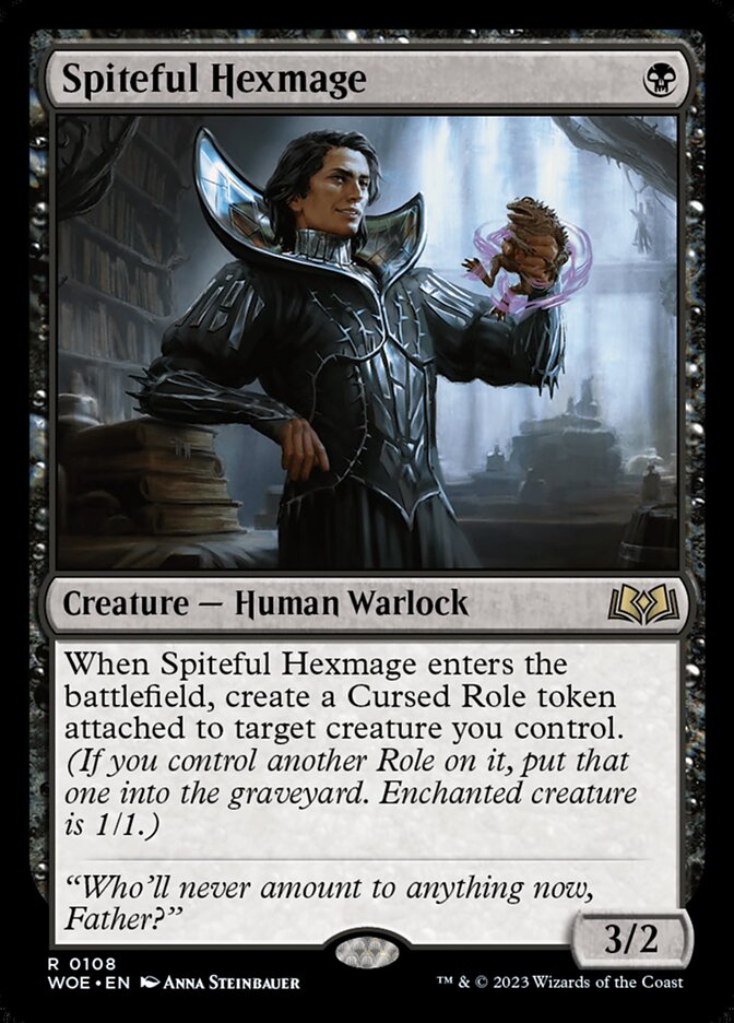 MTG Card Title: Spiteful Hexmage WOE/108