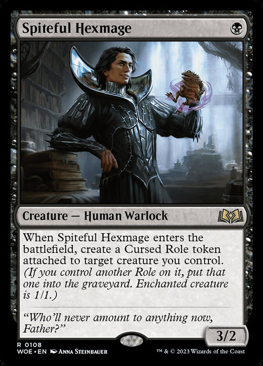 MTG Card Title: Spiteful Hexmage WOE/108