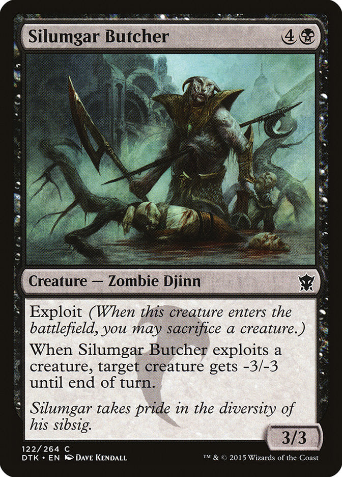 MTG Card Title: Silumgar Butcher DTK/122