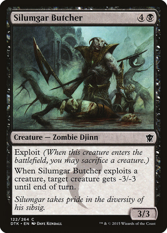 MTG Card Title: Silumgar Butcher DTK/122