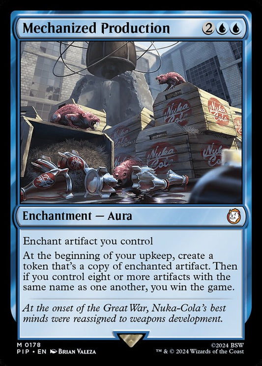 MTG Card Title: Mechanized Production PIP/178