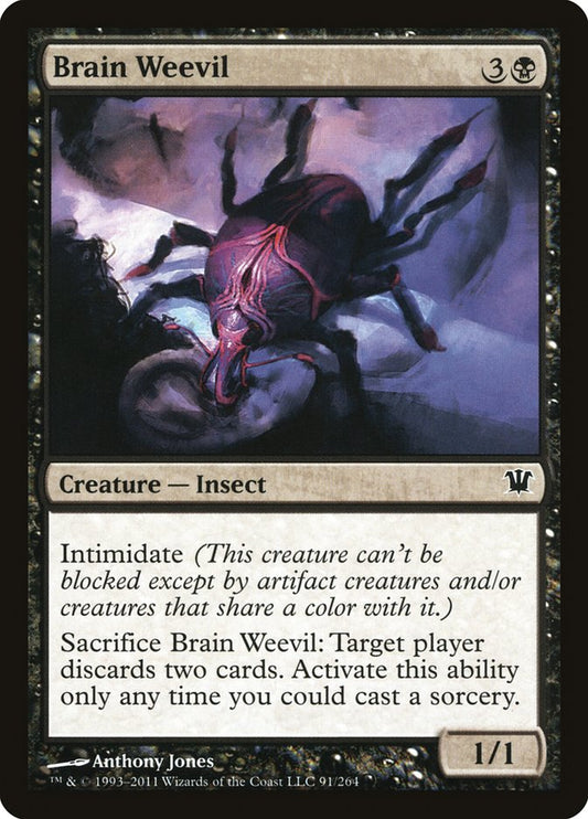 MTG Card Title: Brain Weevil ISD/91