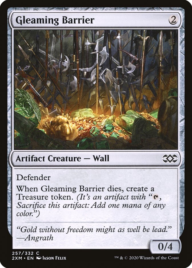 MTG Card Title: Gleaming Barrier 2XM/257