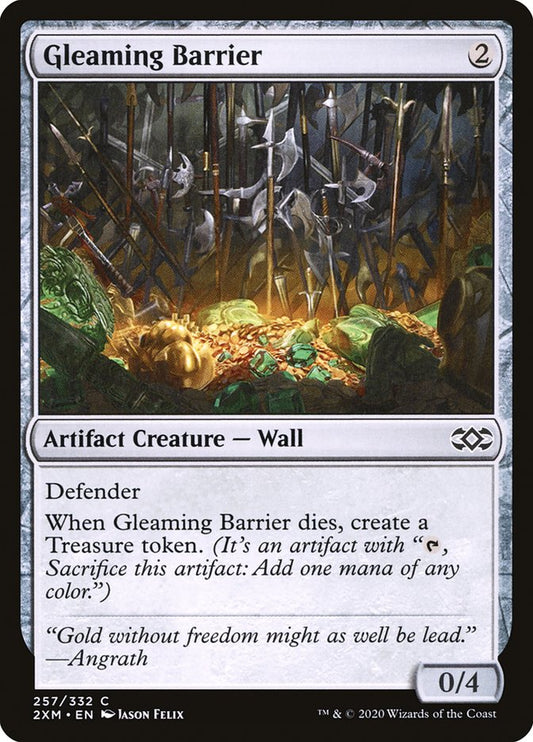 MTG Card Title: Gleaming Barrier 2XM/257