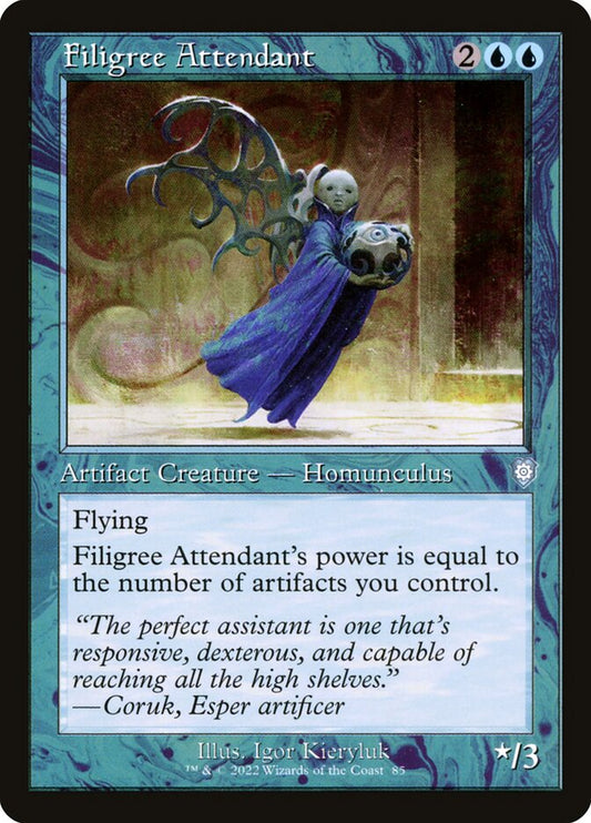 MTG Card Title: Filigree Attendant BRC/85