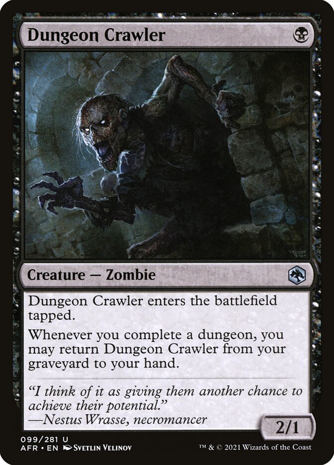 MTG Card Title: Dungeon Crawler AFR/99
