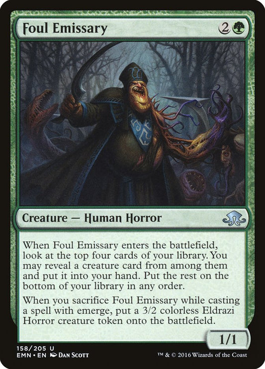 MTG Card Title: Foul Emissary EMN/158