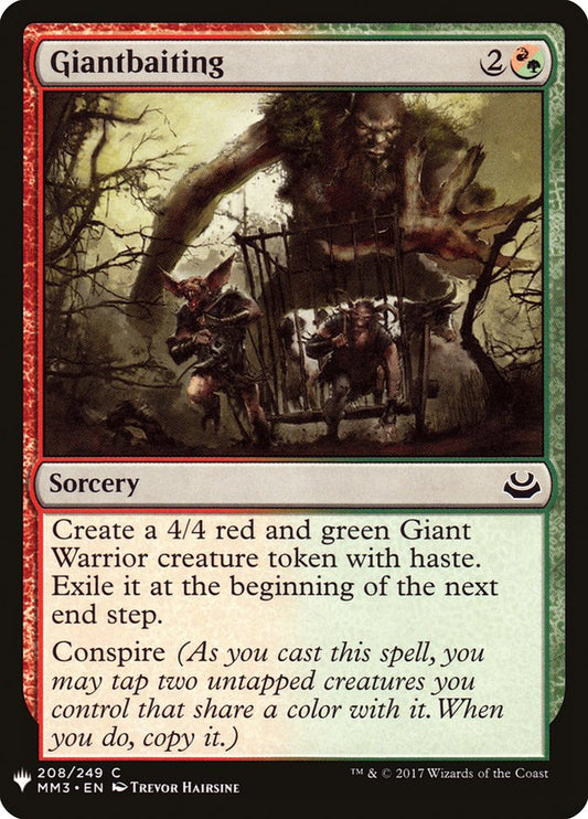 MTG Card Title: Giantbaiting PLST/MM3-208
