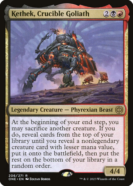 MTG Card Title: Kethek, Crucible Goliath ONE/206