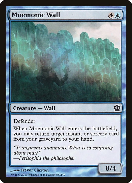 MTG Card Title: Mnemonic Wall THS/55