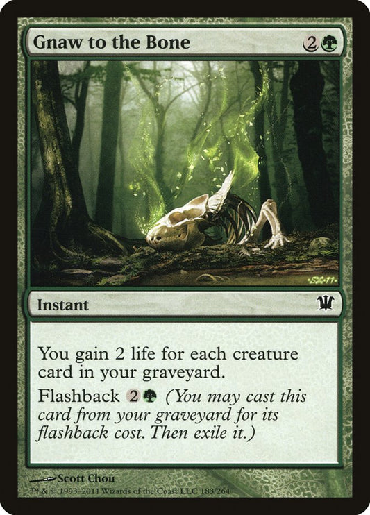 MTG Card Title: Gnaw to the Bone ISD/183