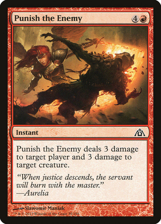 MTG Card Title: Punish the Enemy DGM/35