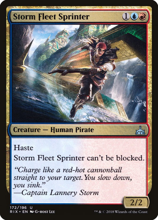 MTG Card Title: Storm Fleet Sprinter RIX/172