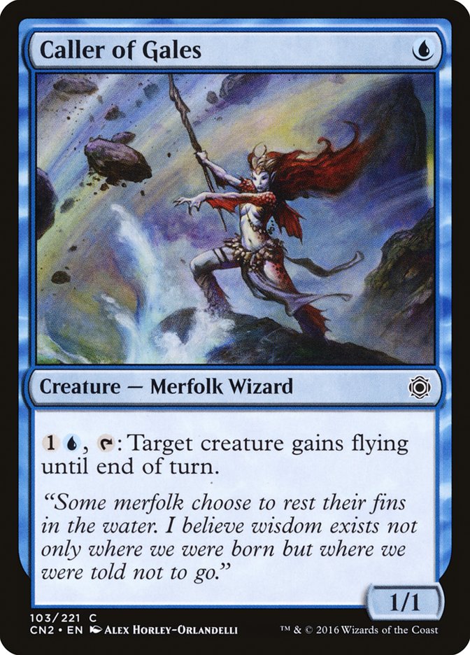 MTG Card Title: Caller of Gales CN2/103