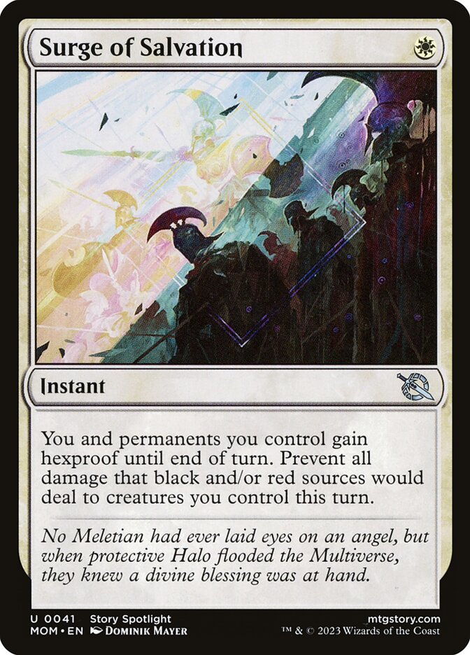 MTG Card Title: Surge of Salvation MOM/41
