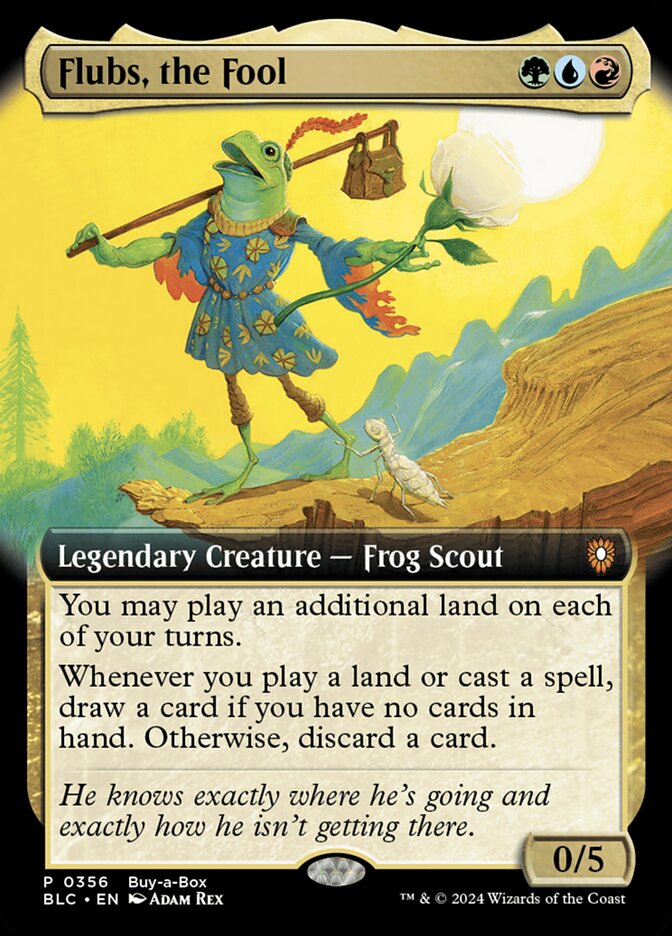 MTG Card Title: Flubs, the Fool BLC/356