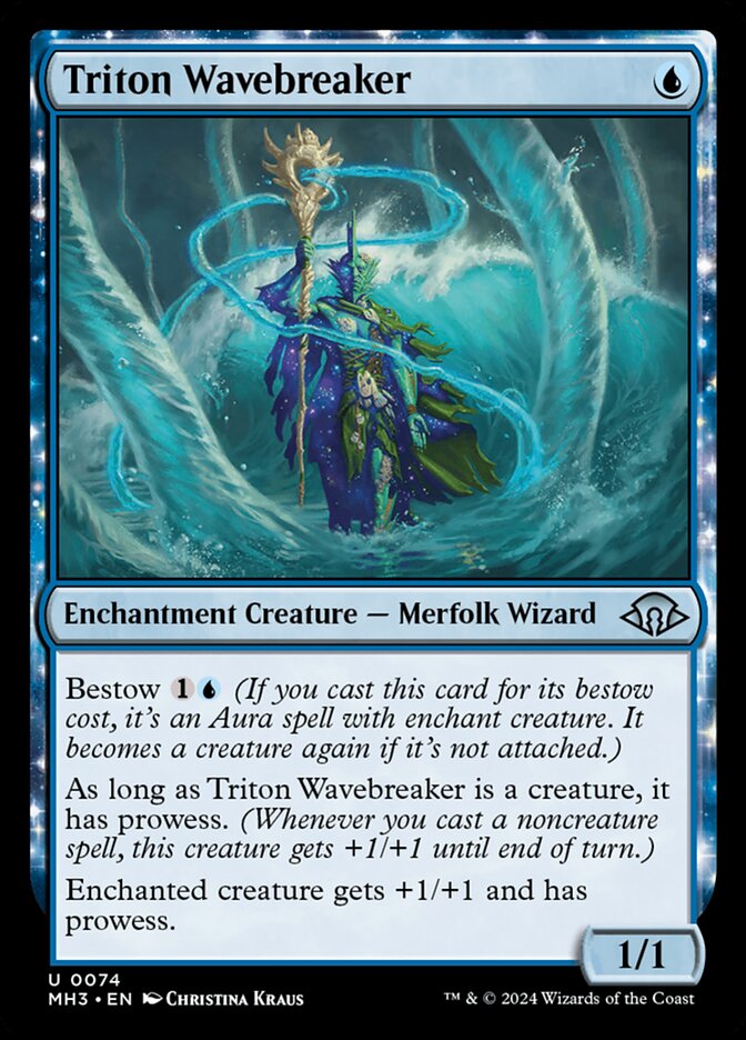 MTG Card Title: Triton Wavebreaker MH3/74