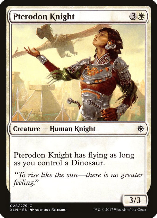 MTG Card Title: Pterodon Knight XLN/28