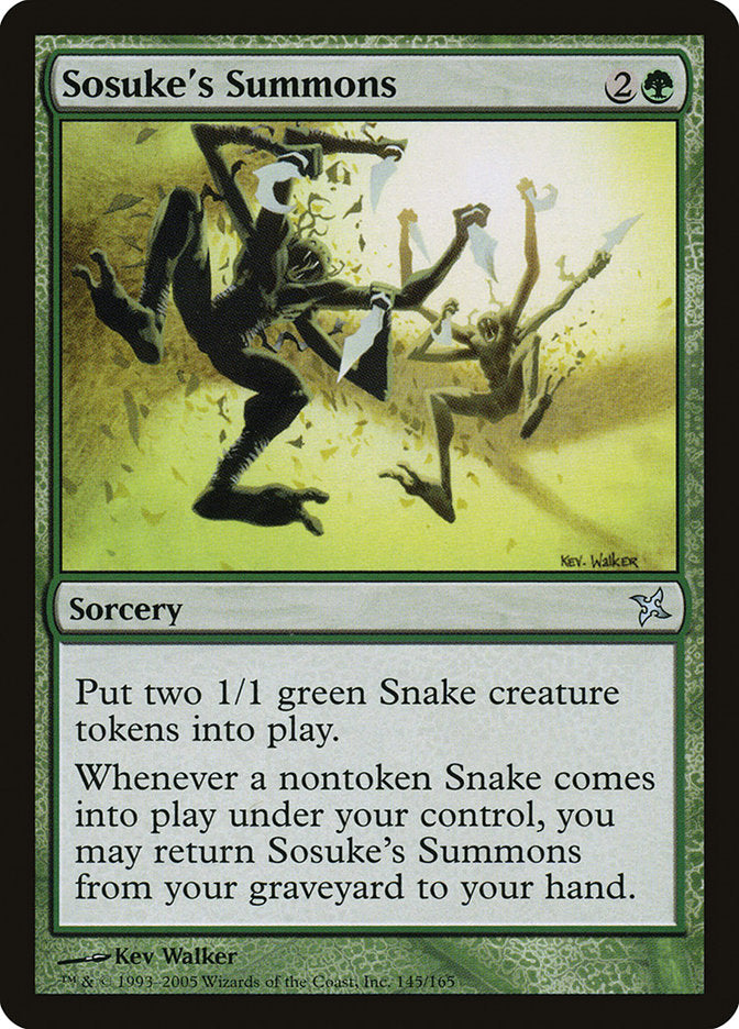 MTG Card Title: Sosuke's Summons BOK/145