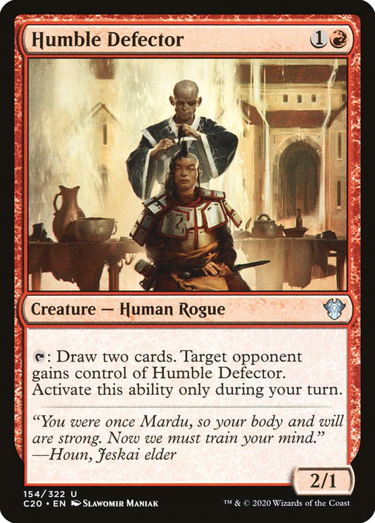 MTG Card Title: Humble Defector C20/154