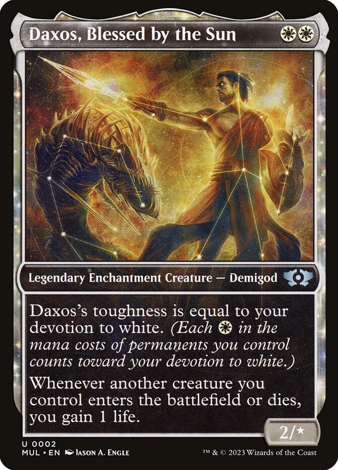 MTG Card Title: Daxos, Blessed by the Sun MUL/2