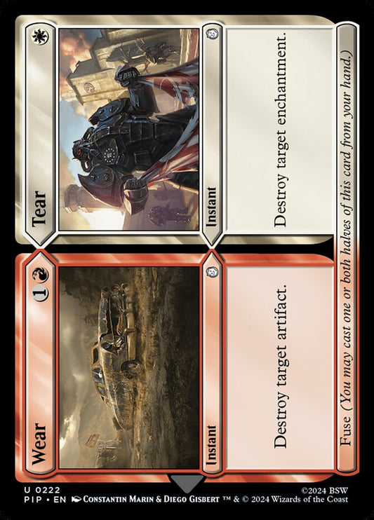 MTG Card Title: Wear // Tear PIP/222