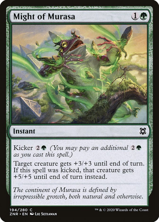 MTG Card Title: Might of Murasa ZNR/194