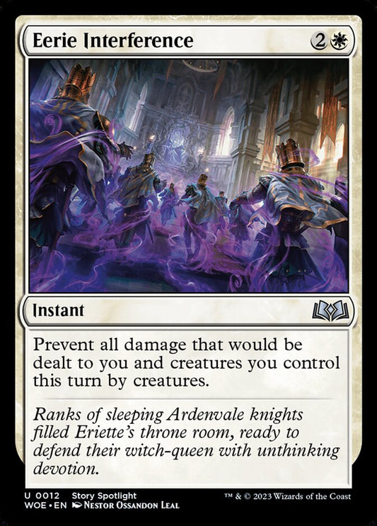 MTG Card Title: Eerie Interference WOE/12
