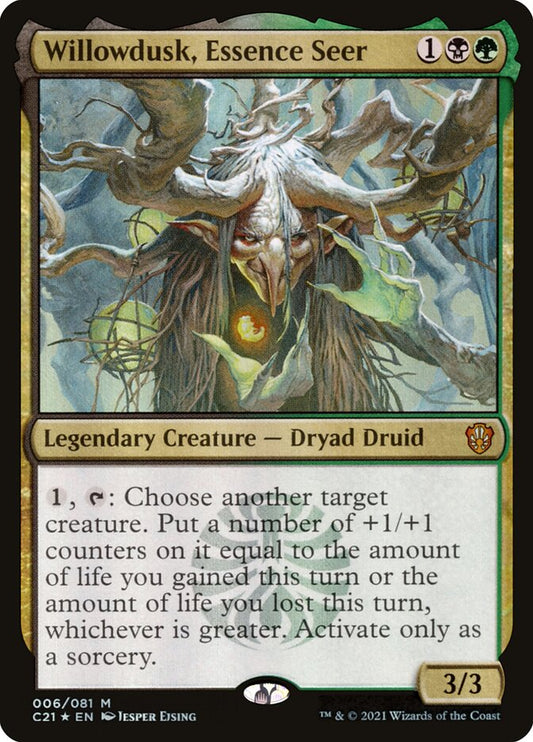 MTG Card Title: Willowdusk, Essence Seer C21/6