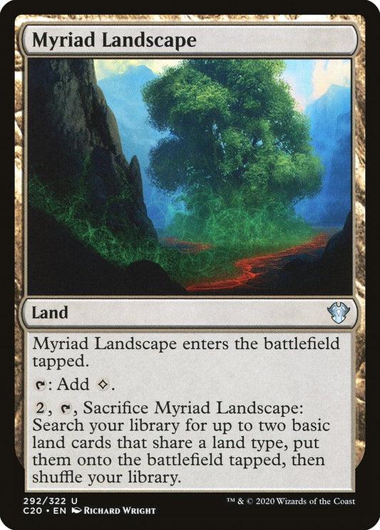 MTG Card Title: Myriad Landscape C20/292