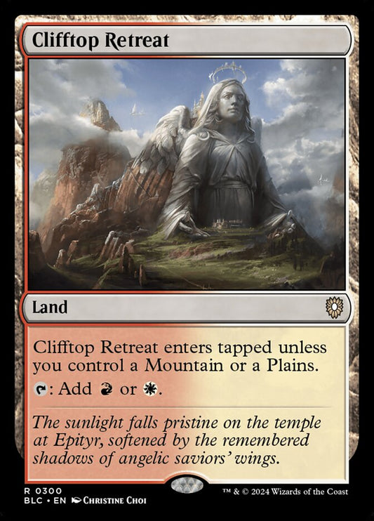 MTG Card Title: Clifftop Retreat BLC/300