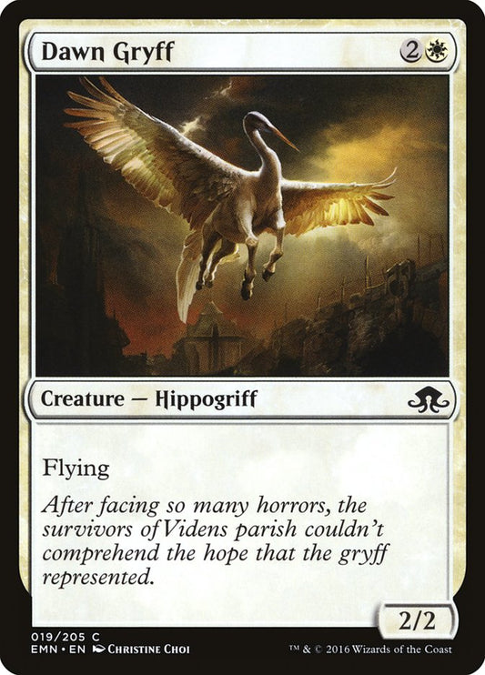 MTG Card Title: Dawn Gryff EMN/19