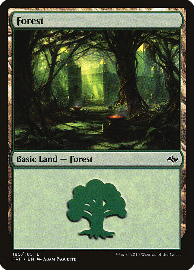 MTG Card Title: Forest FRF/185