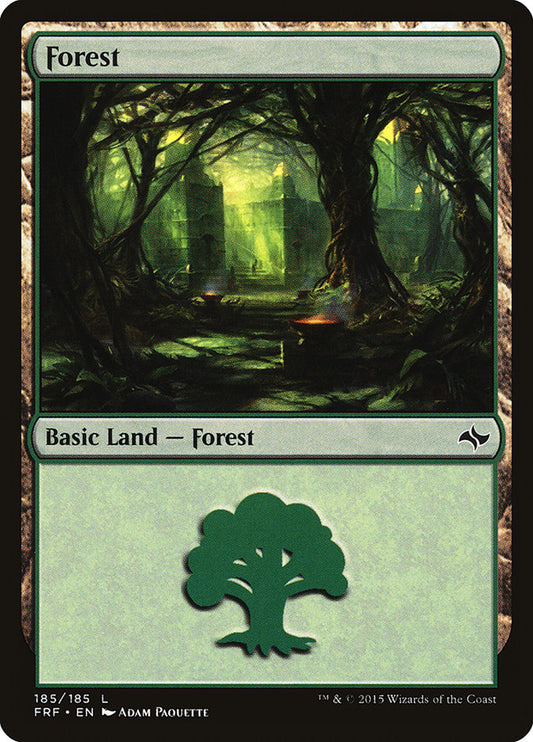 MTG Card Title: Forest FRF/185